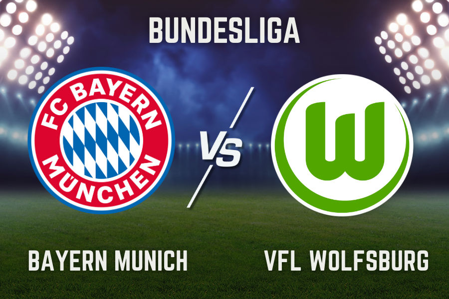 the bundesliga match between wolfsburg and b munich